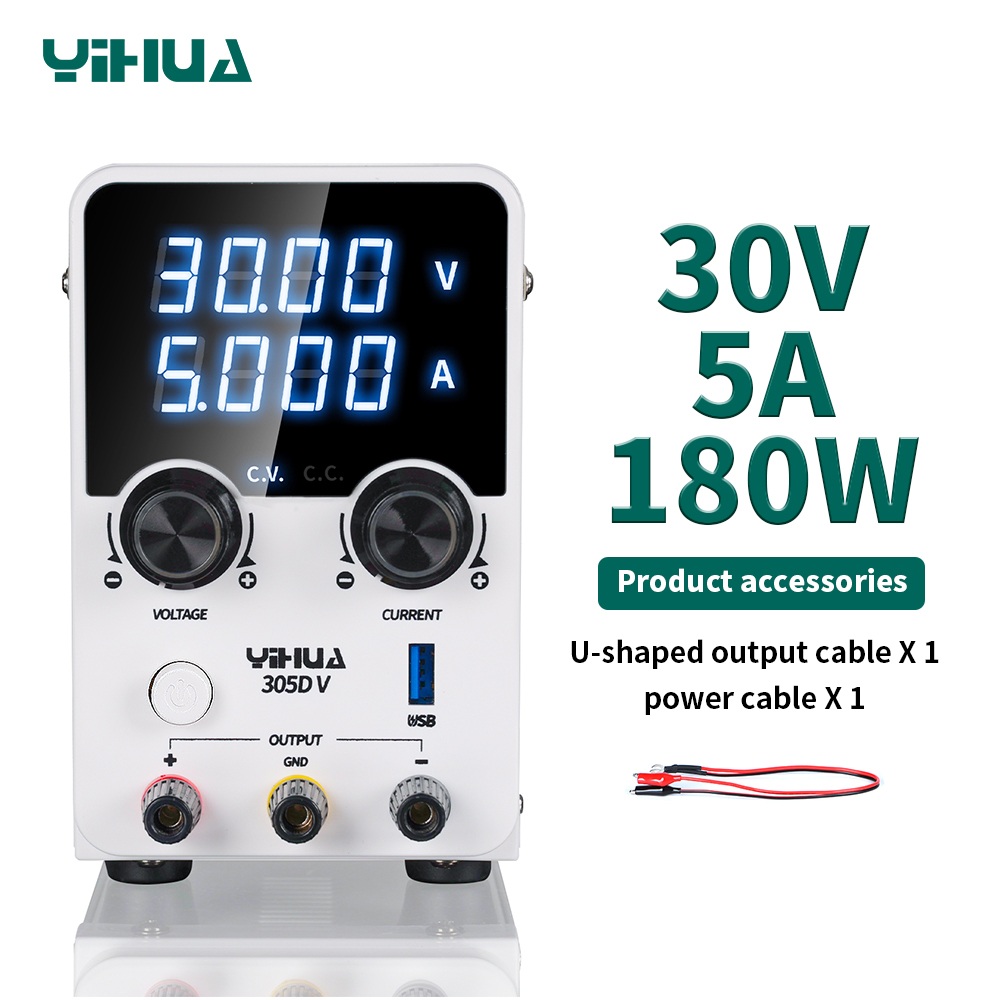 Electronics Repair Lab - Yihua 305d-v 180w dc fonte de