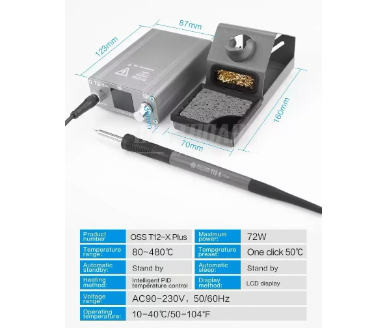 Estação de solda oss T12-X plu - Electronics Repair Plus avaliação e preço