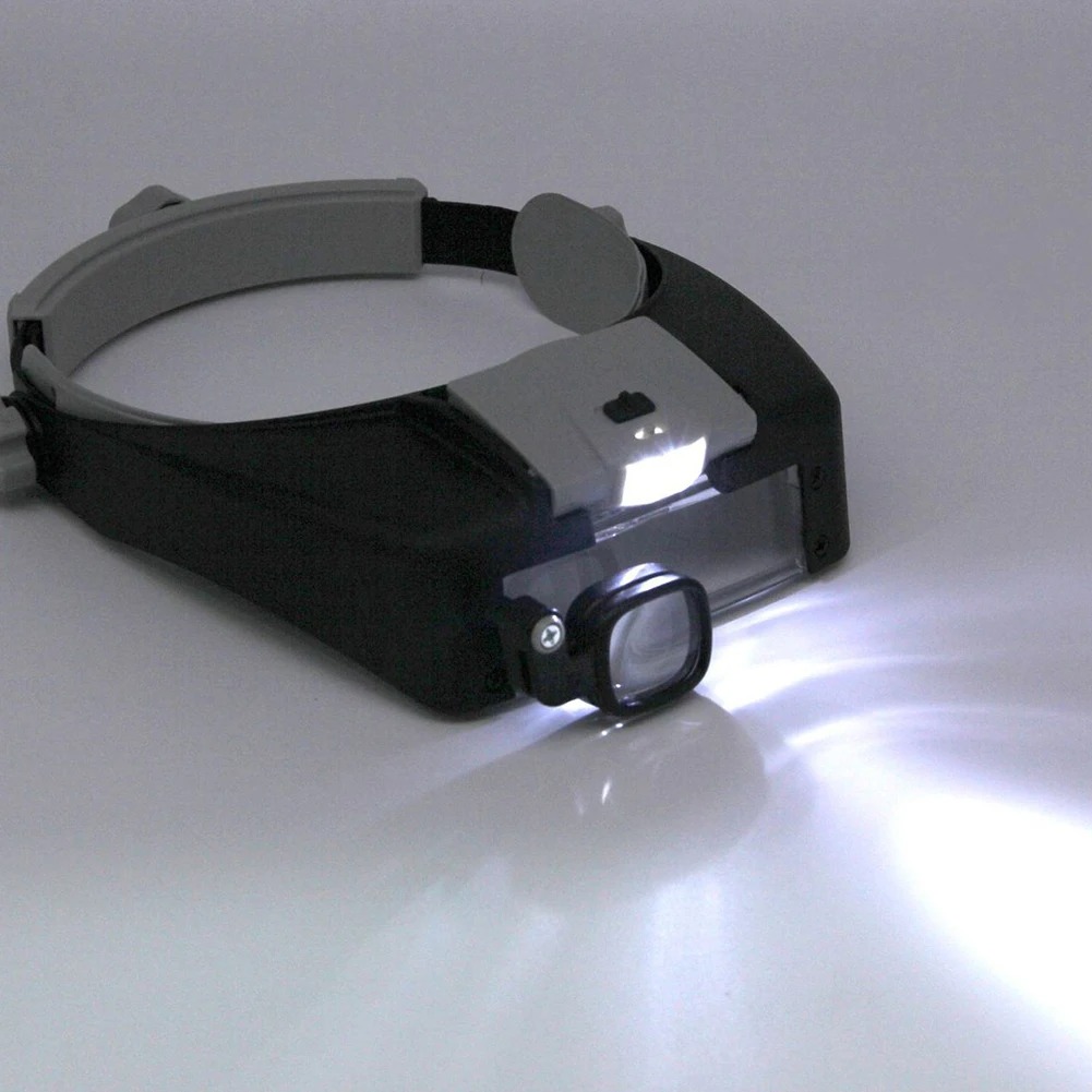Óculos Lupa LED com Suporte de - Electronics Repair Hobby avaliação e preço