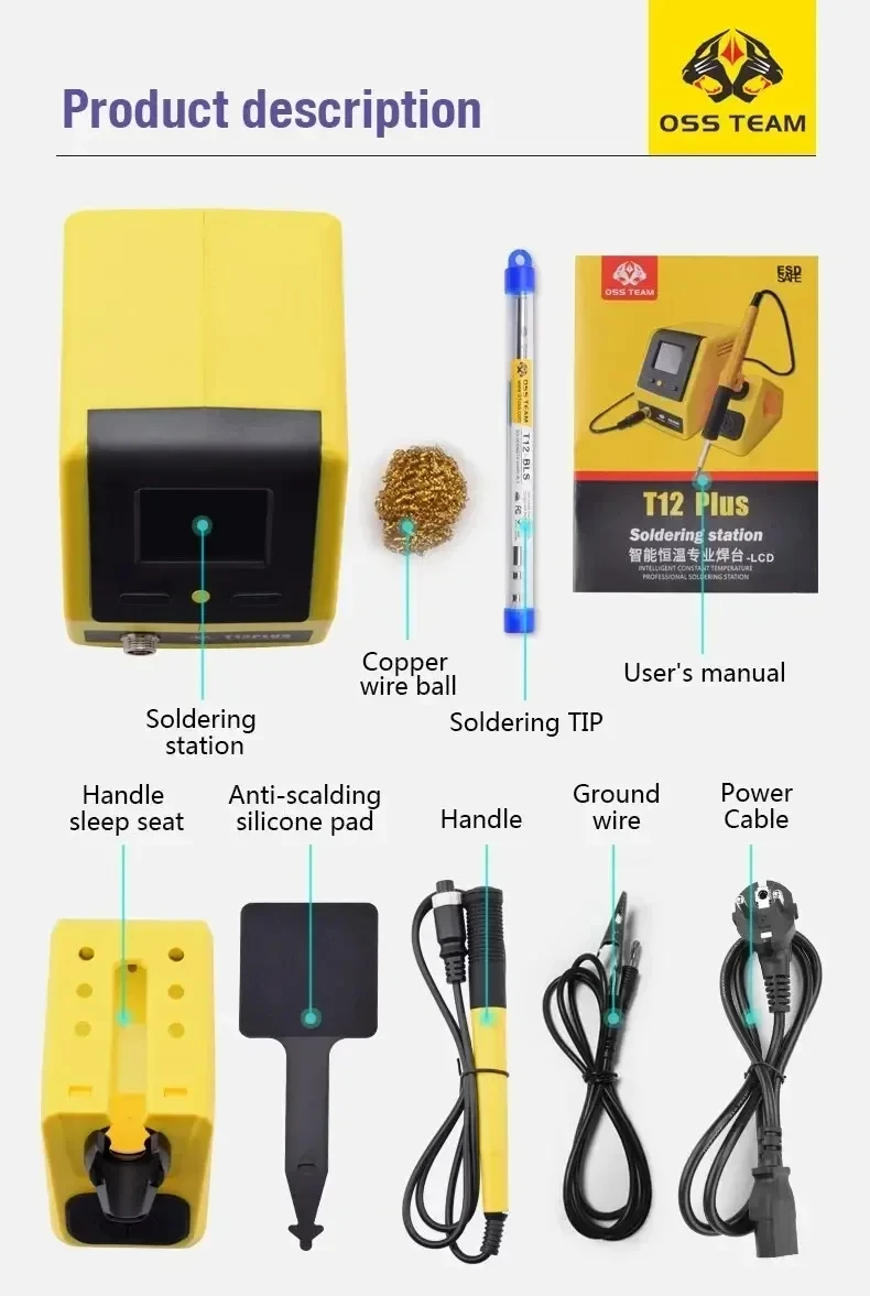 Estação de Solda Digital OSS T - Electronics Repair Plus avaliação e preço