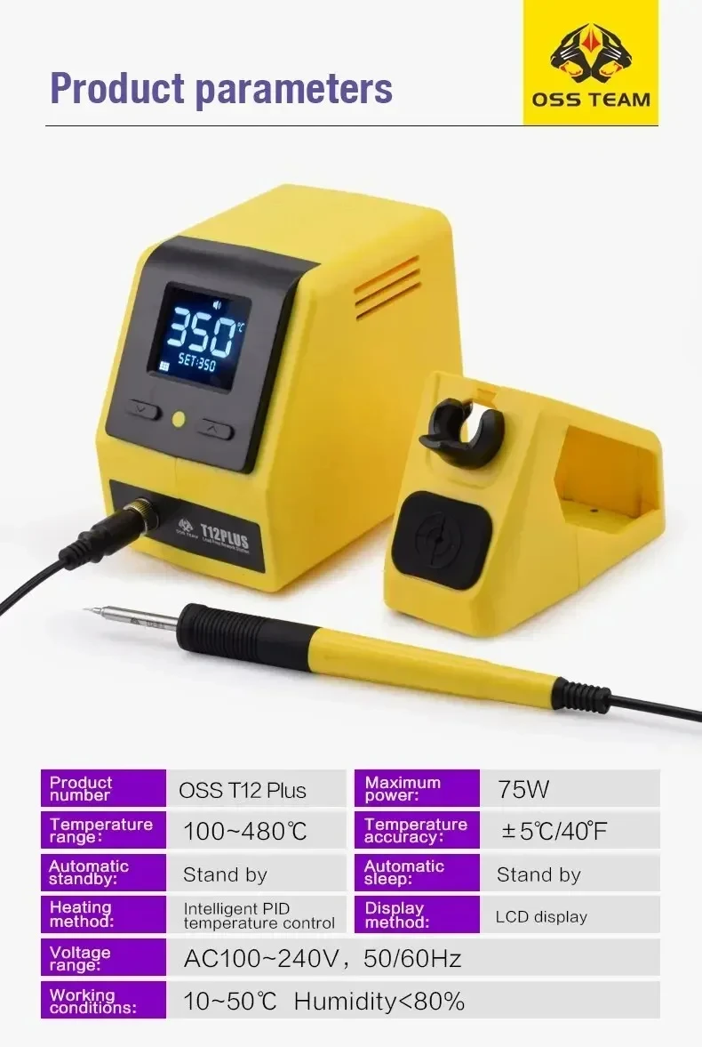 Estação de Solda Digital OSS T - Electronics Repair Plus avaliação e preço